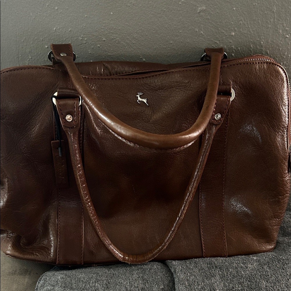 Elegant Brown Leather Bag